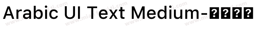 Arabic UI Text Medium字体转换